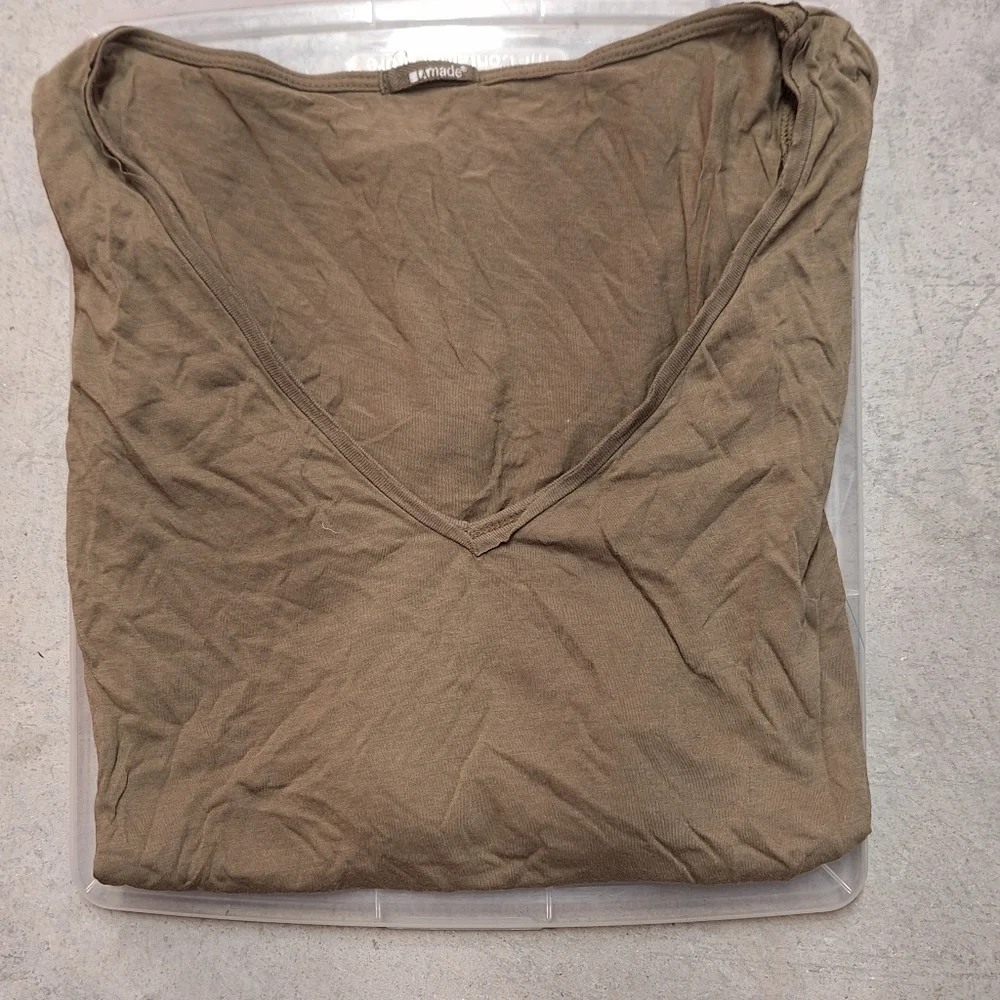 LA Made | Green/Brown, Long Sleeve Tee - Picture 13 of 16